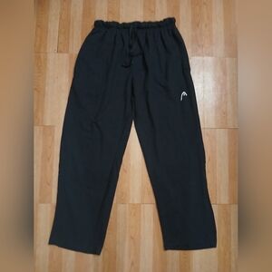 Women's Black Athletic Pants, Size M